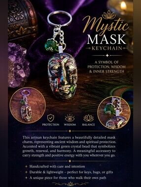 Mystic Mask Keychain